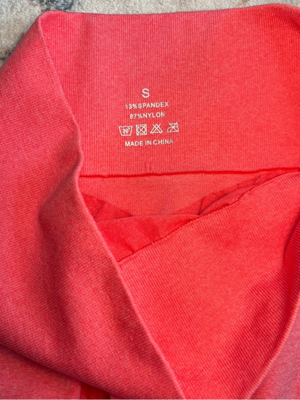 NVGTN Pro Seamless Shorts-Coral - Picture 4 of 5